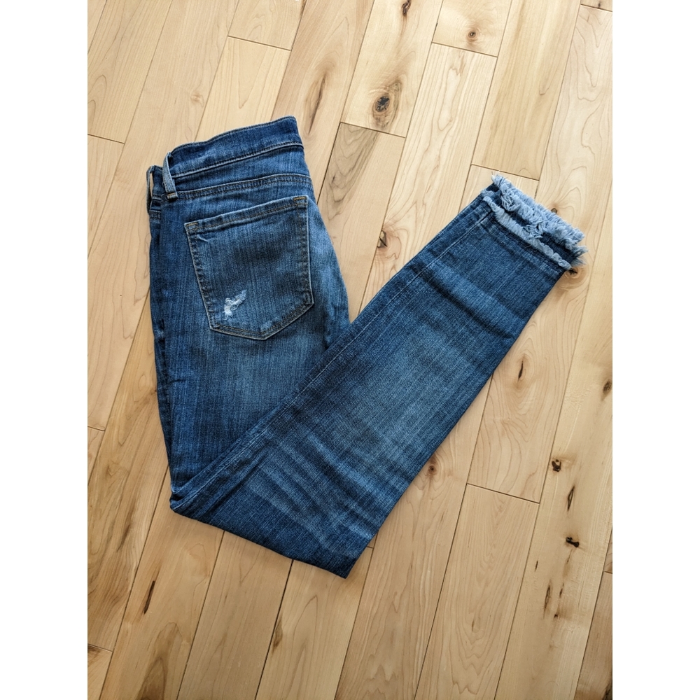 LOFT distressed jeans
